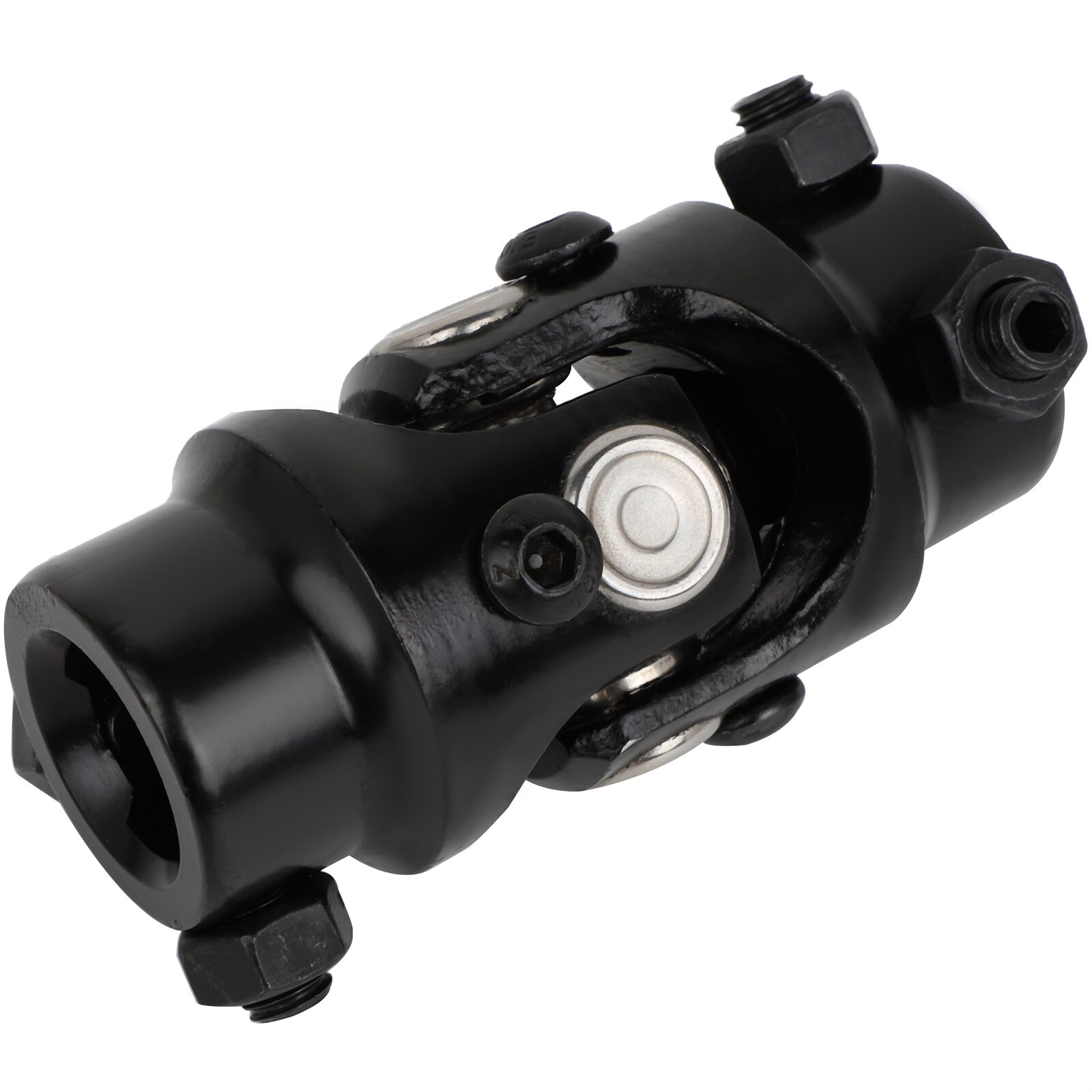 New 3/4″ DD X 3/4″ DD Universal Steering U Joint Single Shaft Coupler Black