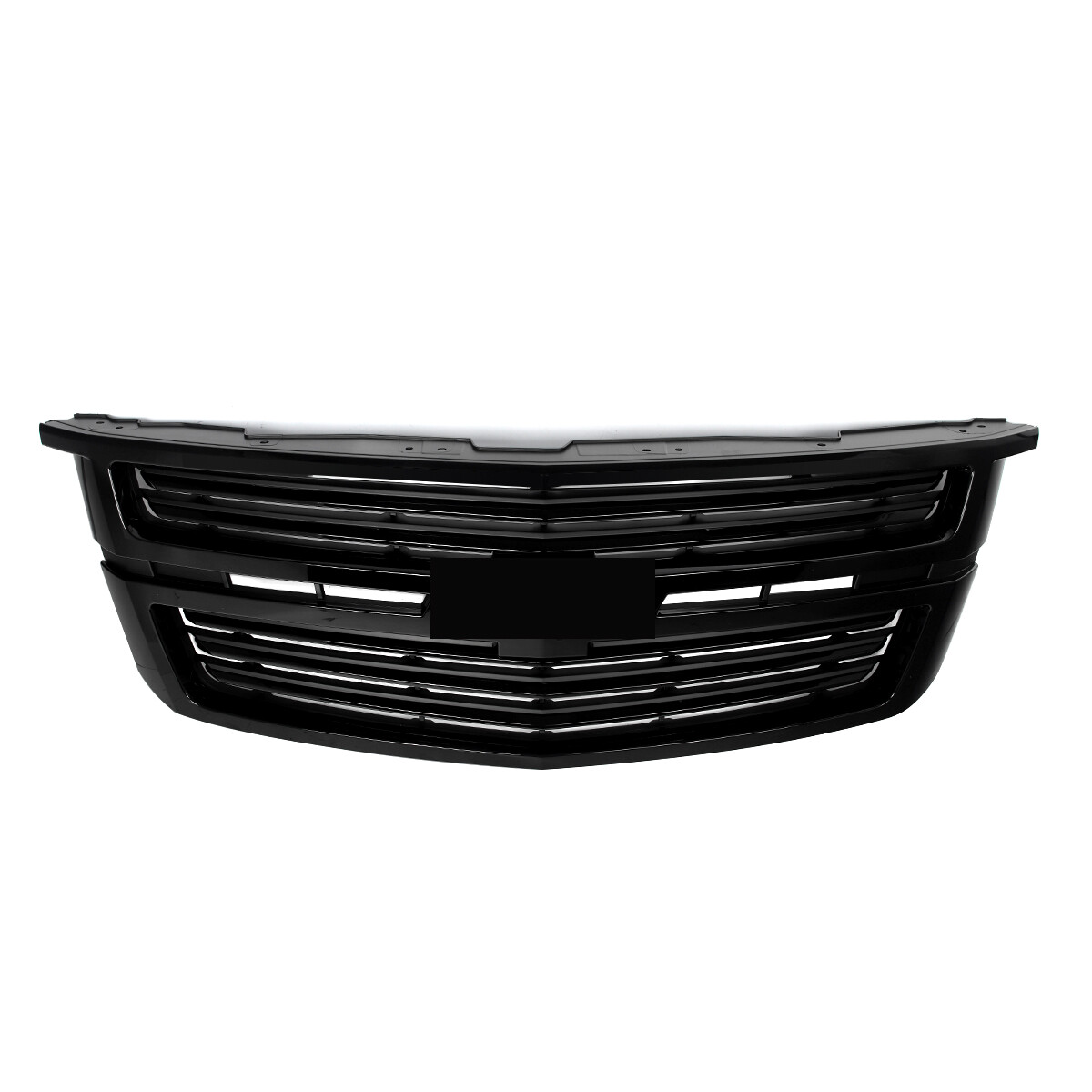 Front Upper Grille Gloss Black For Chevy Tahoe/Suburban LTZ 2015-2020 #GM1200704