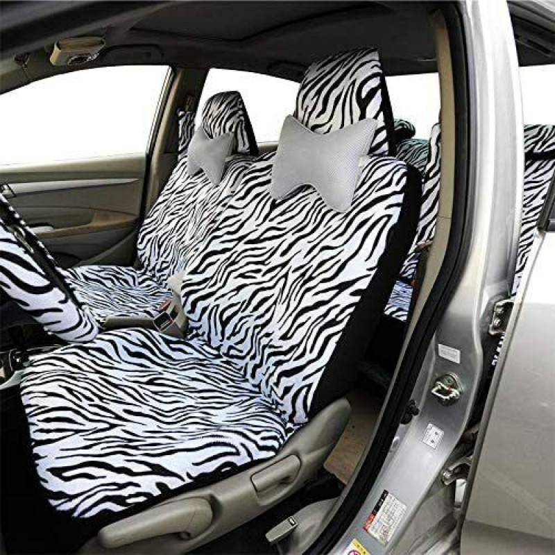 Car Seat Cover Luxury Short Plush Seat Cover + Steering Eheel Cover