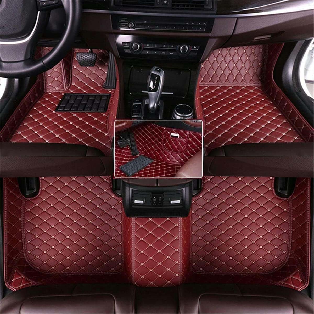 For Maserati All Models Car Pads Custom Waterproof Liner Carpets Car Floor Mats