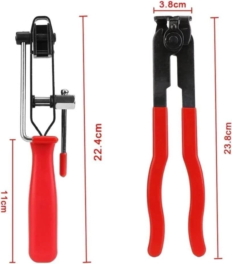 20Pcs CV Joint Boot Clamp Pliers with CV Boot Clamps Kit Ear Type Banding Tool
