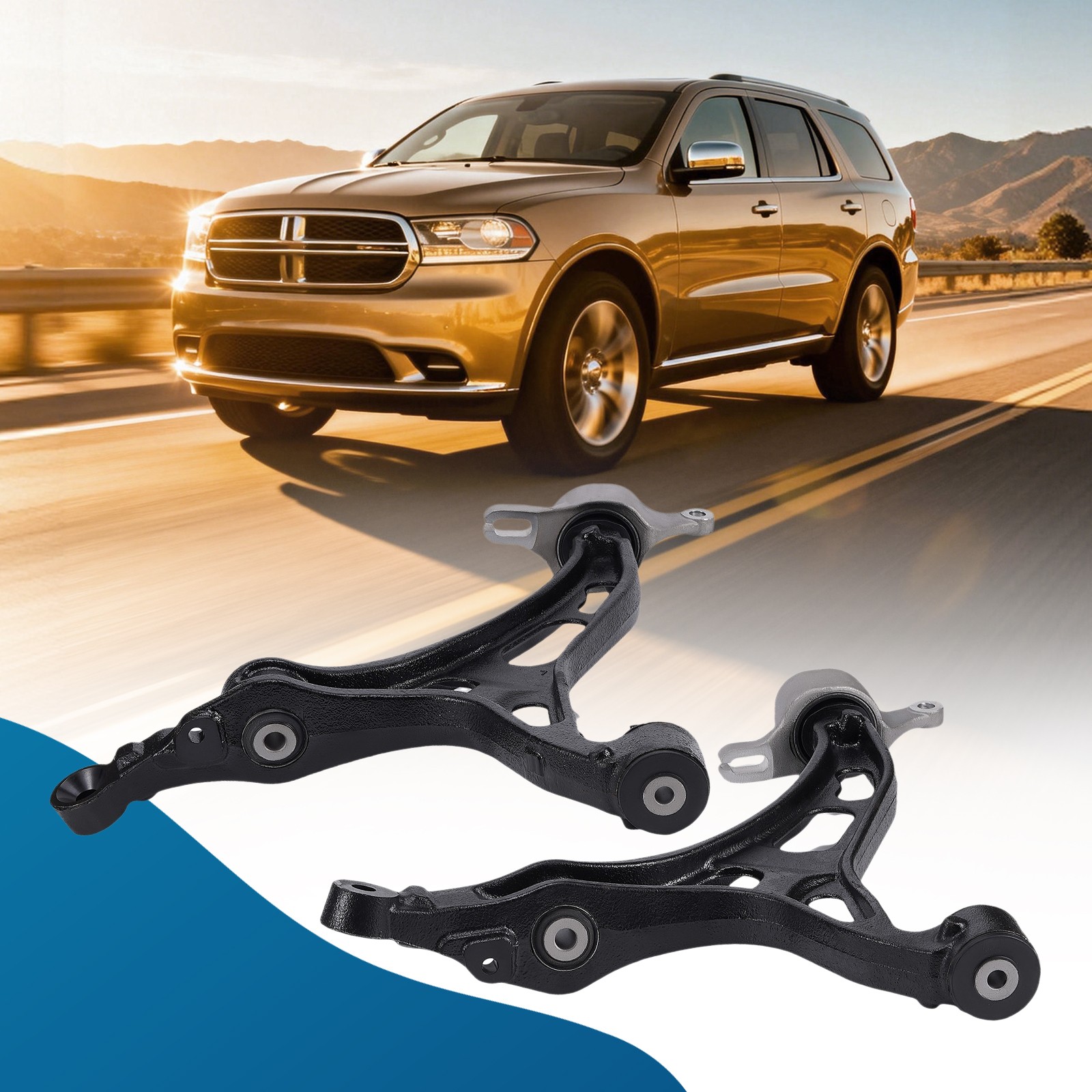 2x Front Lower Control Arm for 2011 2012-2015 Jeep Grand Cherokee Dodge Durango