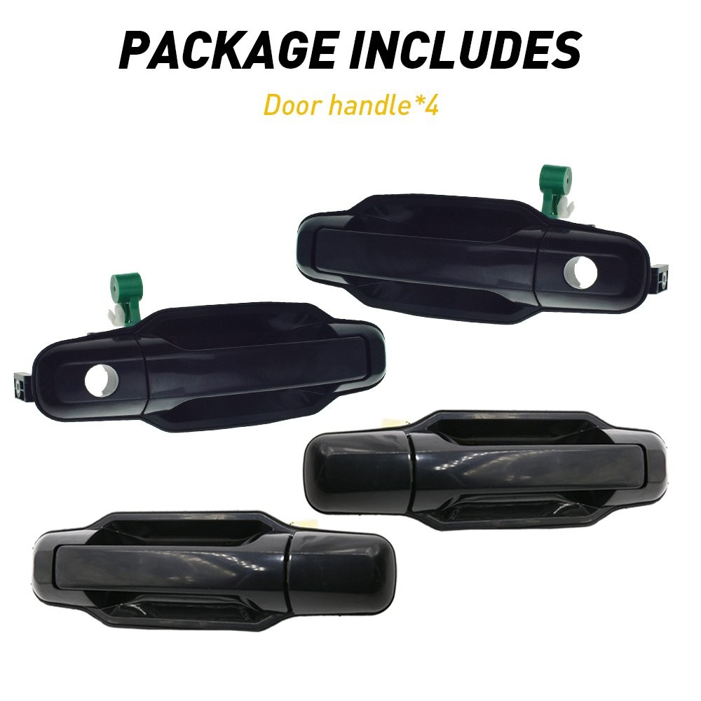 Front+Rear Left Right Side Exterior Handle Door for 2003-2009 Kia Sorento LX EX