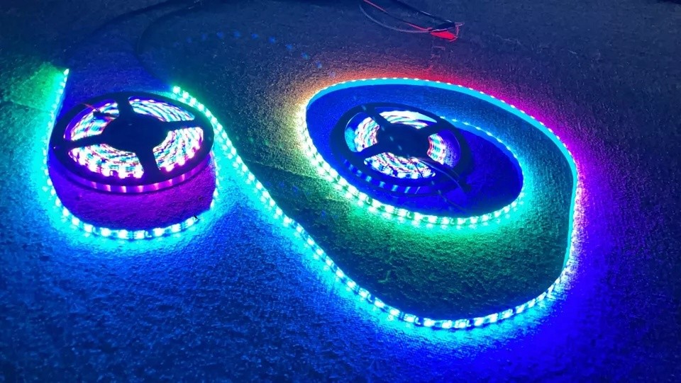 Full Tinted / Clear IP65 CHASING Dynamic Light Strips for Slingshot Motorcycle