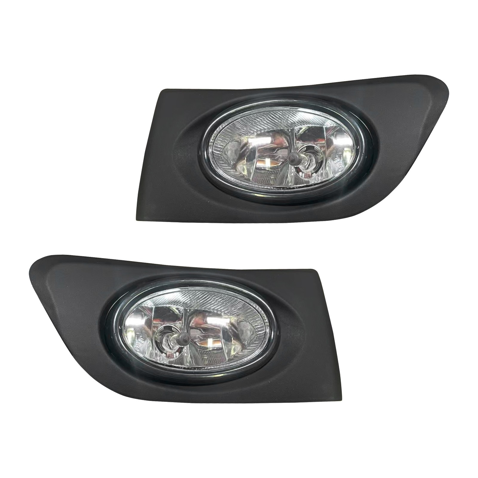 Fit 2001 2002 2003 Honda Civic Front Bumper Clear Fog Lights Lamps w/Wiring Pair