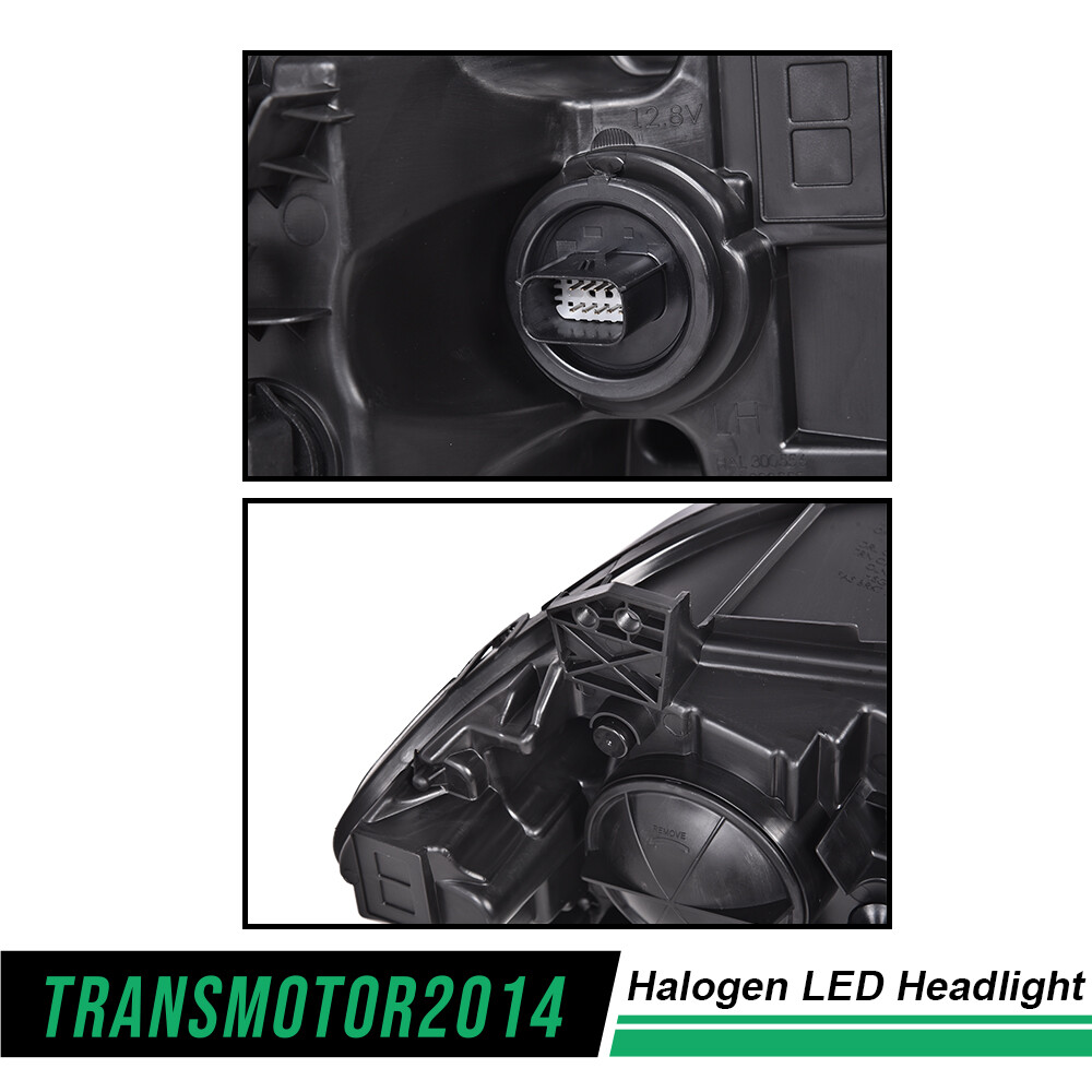 Fit For Dodge Charger 15-22 Headlights LED DRL Halogen Left & Right Headlamps