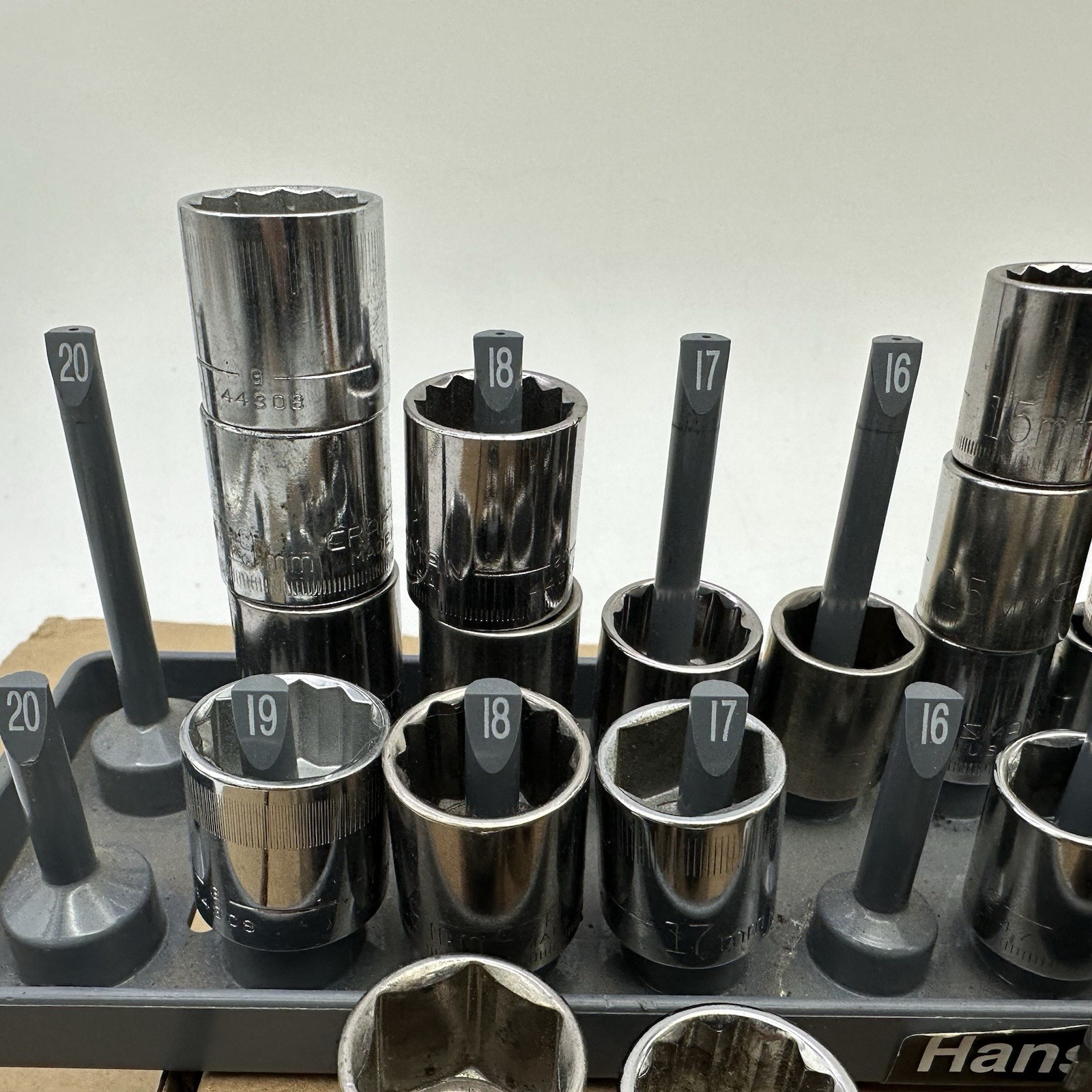 40pc LOT Craftsman G Inverted G2 Socket Set 12 Point 3/8″ Drive 10mm-19mm USA