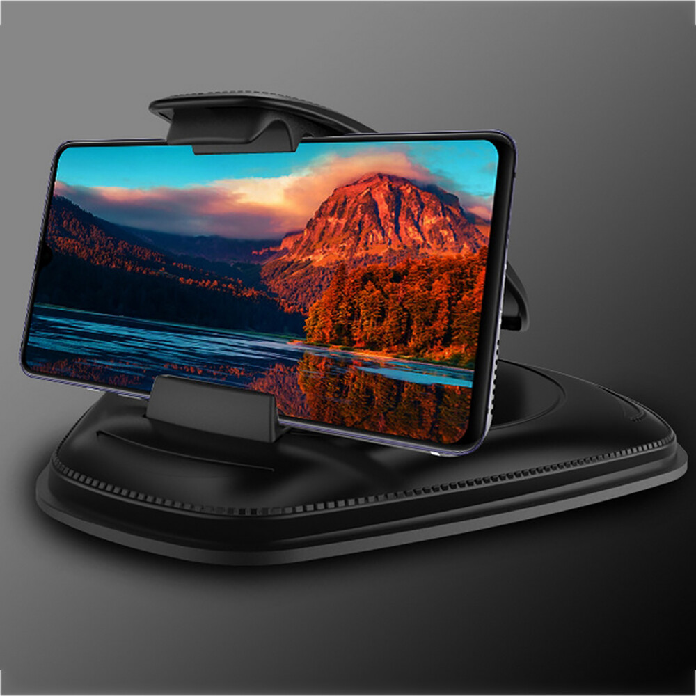 Phone Mount Holder Clip Car Dashboard Stand For 3in-7in Cell Phone Adjustable