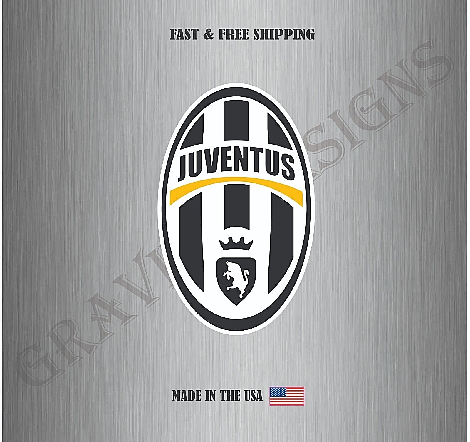 Juventus F.C. Italy Serie A Football Soccer Decal Vinyl Bumper Water Resistant