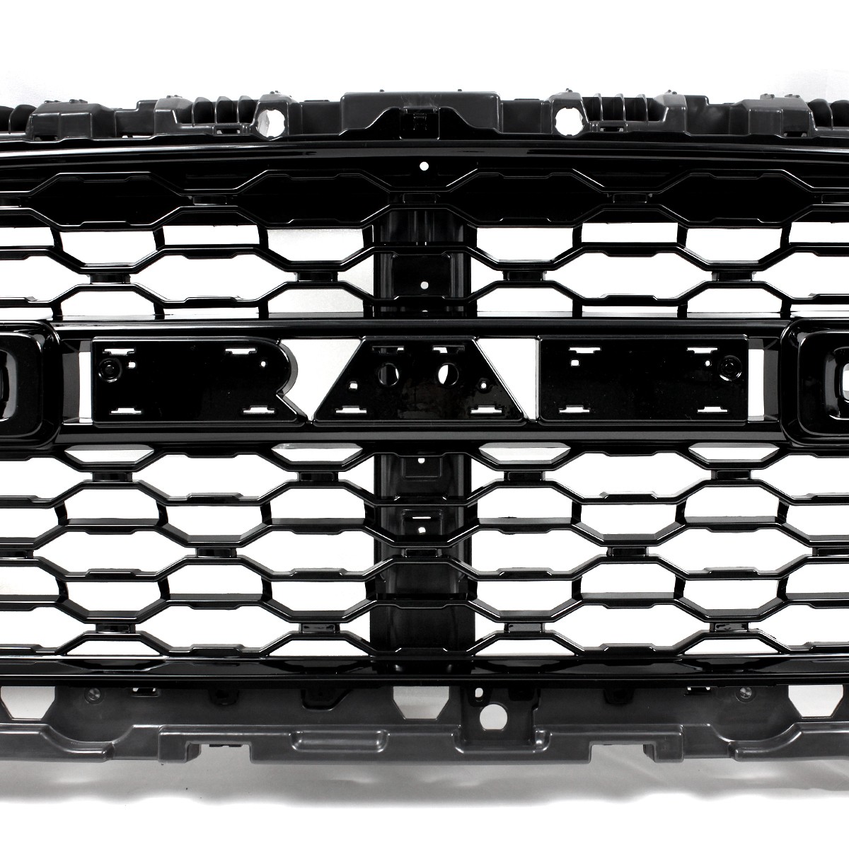 New For 2019-2024 Ram 2500 3500 Tradesman Gloss Black Front Bumper Grille Grill