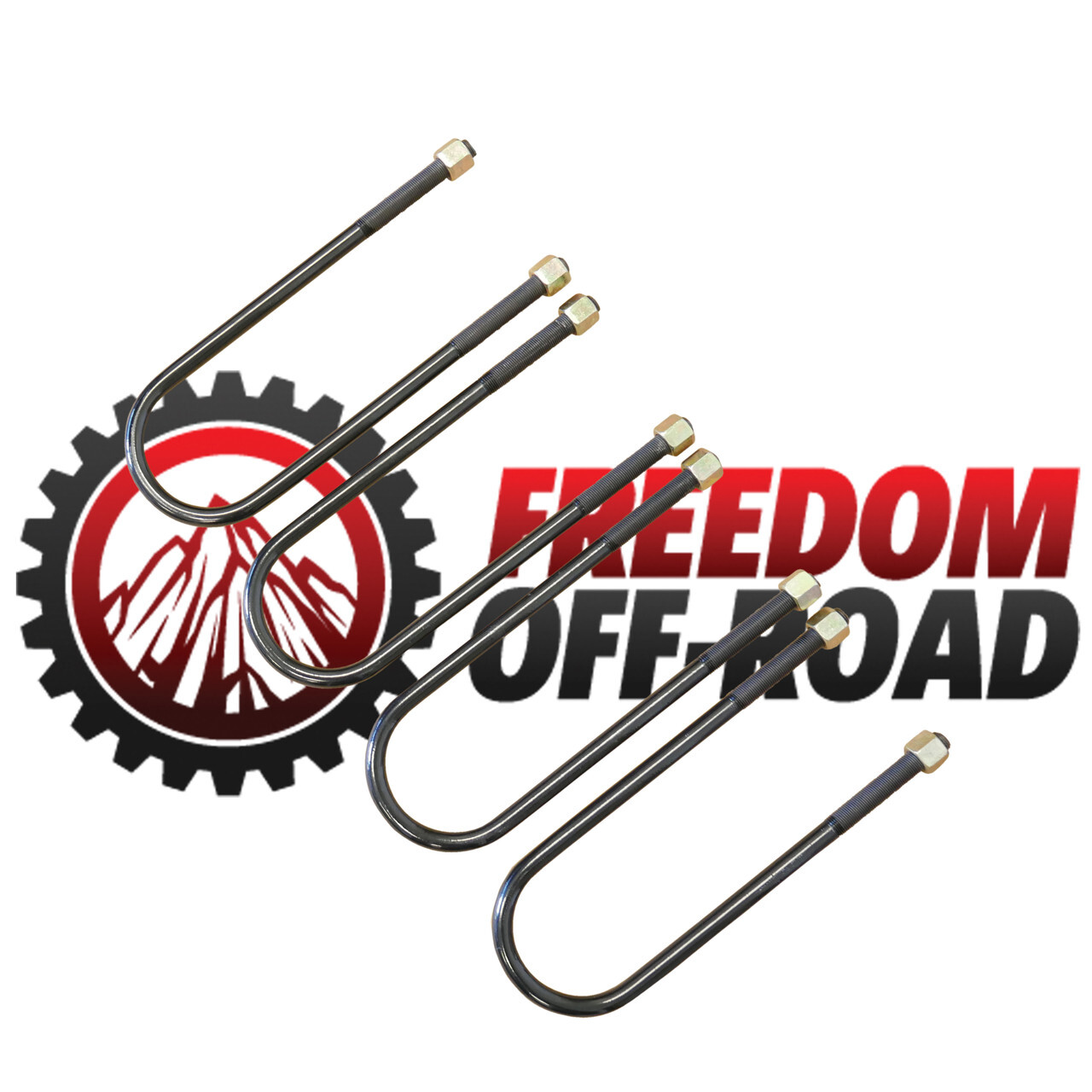 Round U Bolts 13.5″ Long 3.5″ Wide(4pcs) for 94-12 Ram 2500/3500 Freedom OffRoad