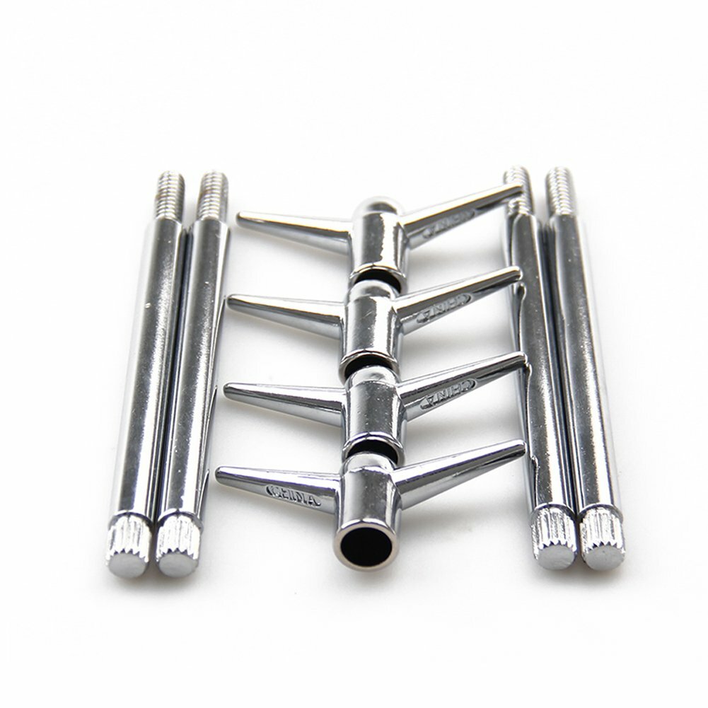 4PCS 4″ Valve Cover Bolt/Stud For Chevy V8 SBC 283 350 Hold Down Wing 1/4 in-20