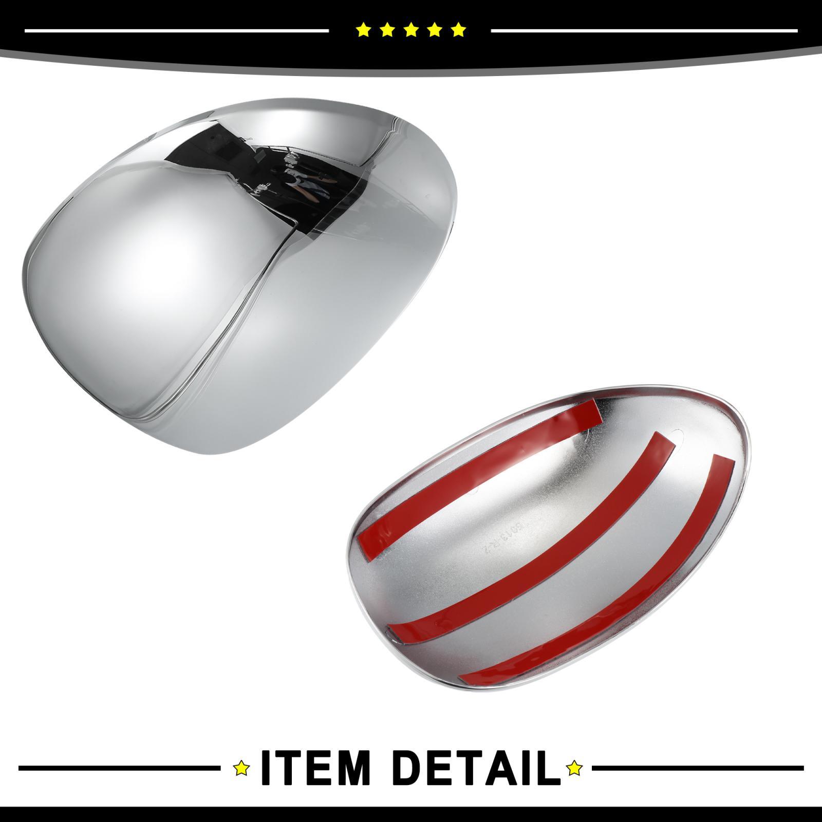 Car Chrome Plated Mirror Cover Cap 2/lot fit for Ford F-150 1997-2003 Left Right