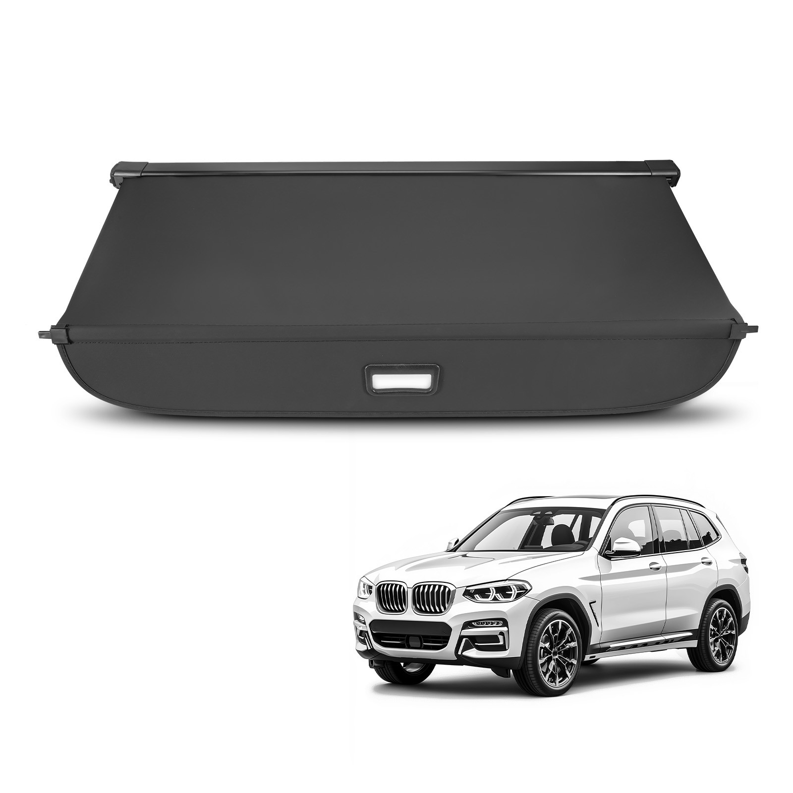Trunk Cargo Cover for BMW X3 2011-2016 2017 Easy Installation Waterproof