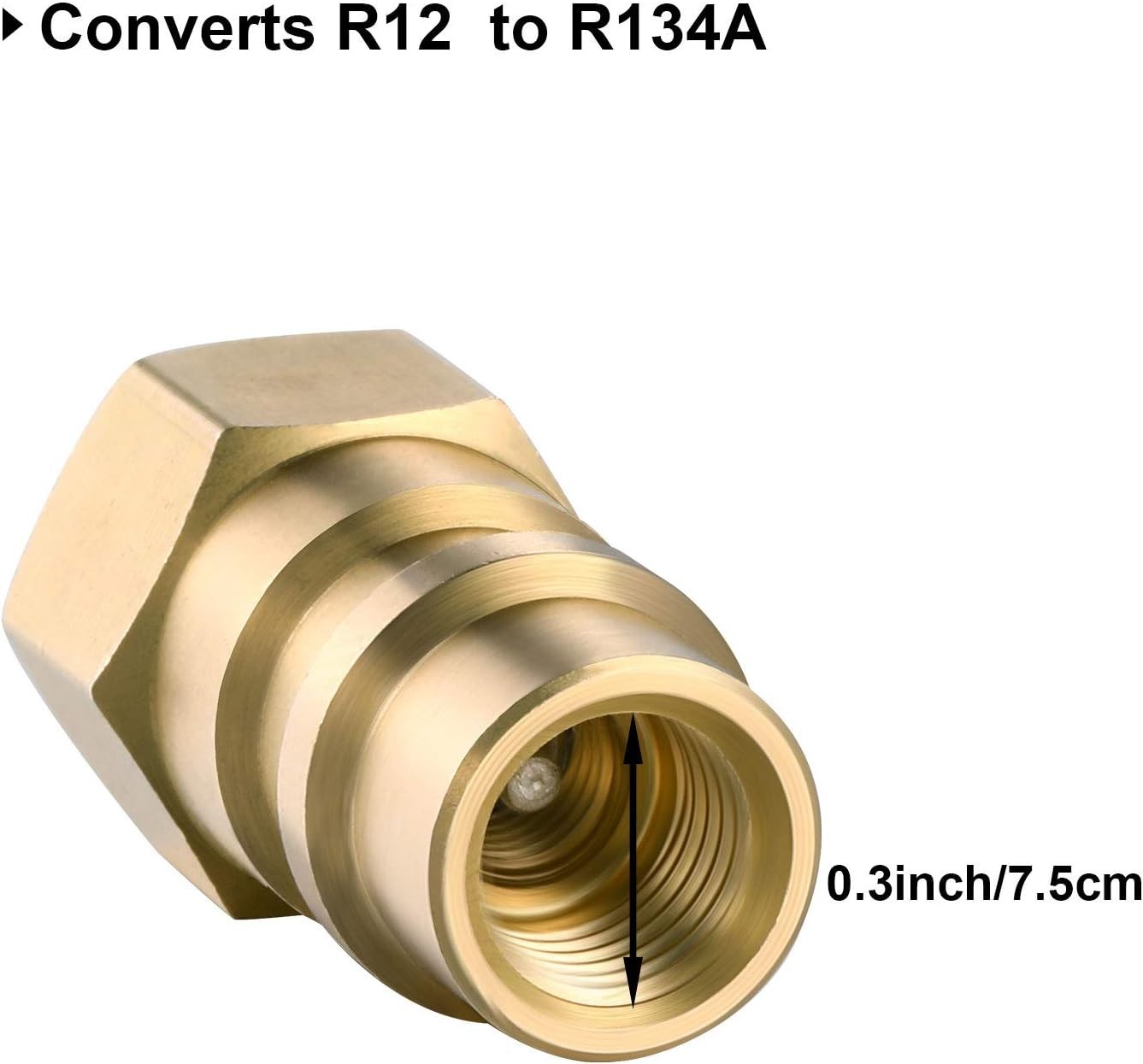 Bullet Piercing Valve Kit with Dust Cap Converts R12 to as pictures shown