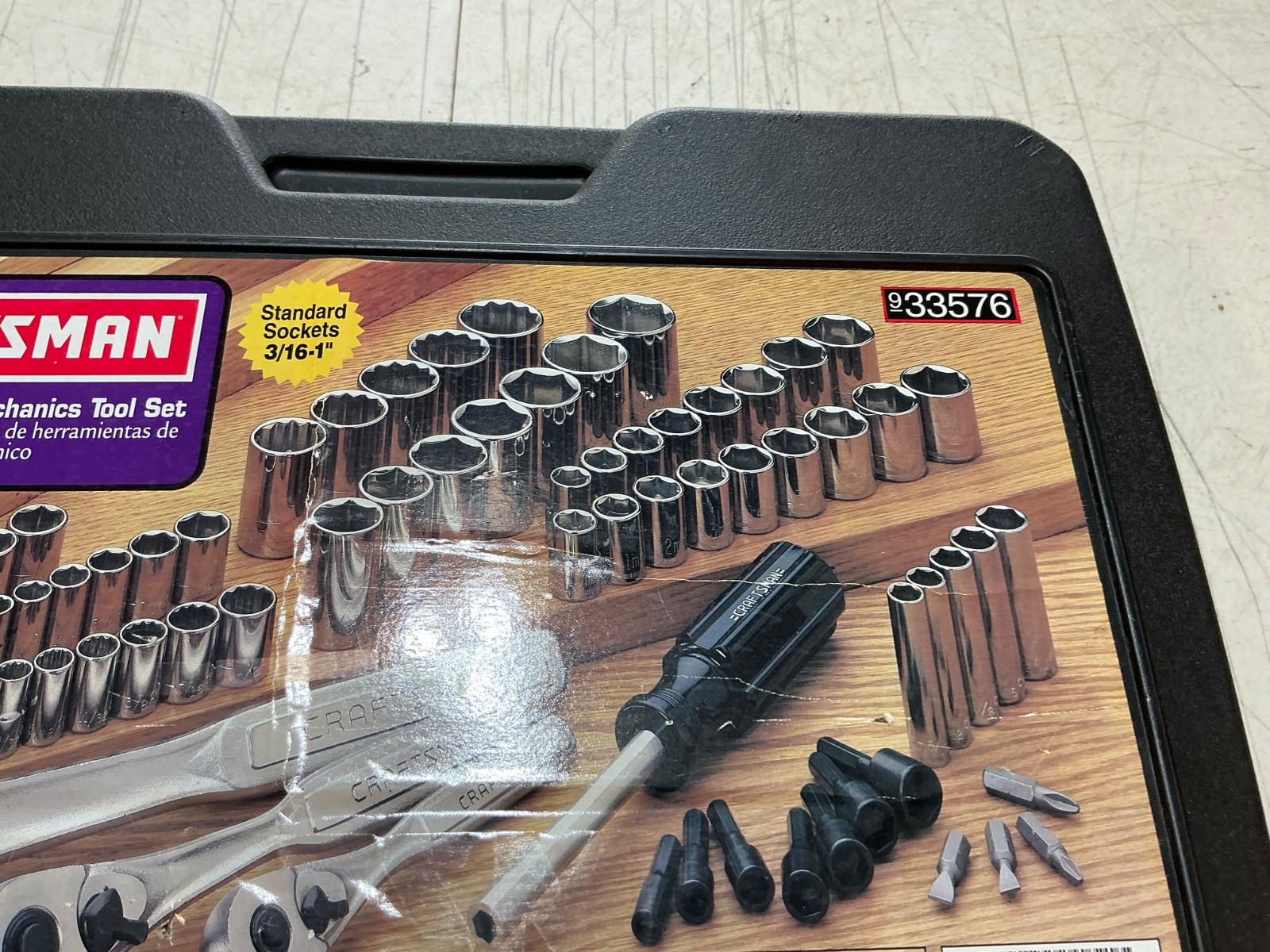 Craftsman 76 pc Mechanic Socket Ratchet Tool Metric Inch Set Case 33576 USA Made