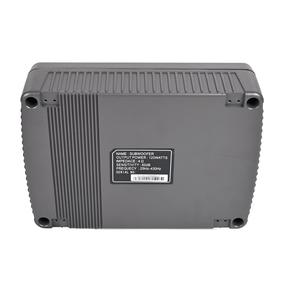 2pcs 1200W Active Under seat Car Bass Box Audio Subwoofer Sub Speaker Amplifier