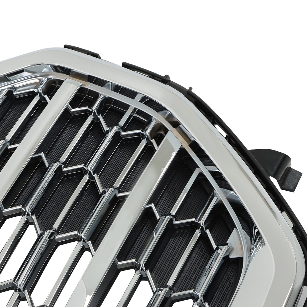 Compatible For GMC Terrain 22-23 Front Bumper Grille Chrome Without Camera Hole