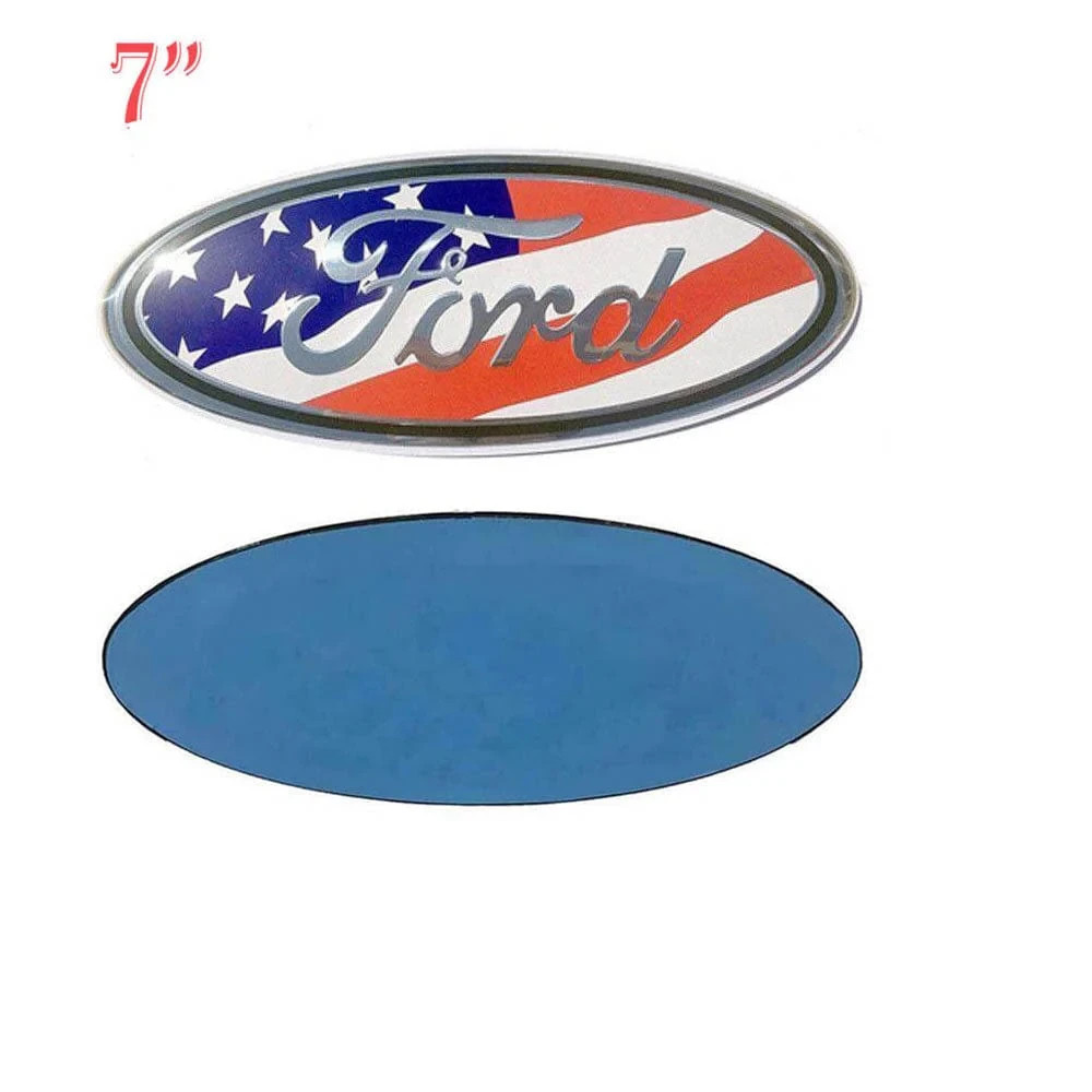 Ford F150 Tailgate Emblem American Flag Replacement Ornament Badge 7 inch Oval