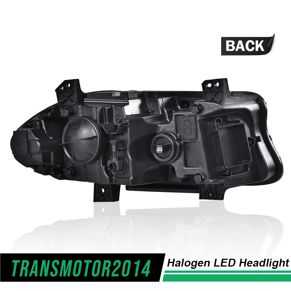 Fit For Dodge Charger 15-22 Headlights LED DRL Halogen Left & Right Headlamps