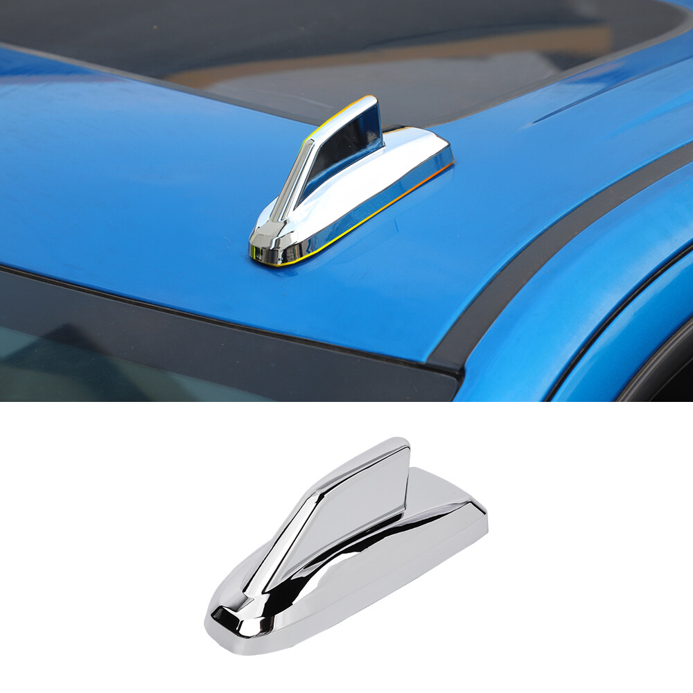 Chrome Plated Antenna Cover Trim Frame Exterior For 2019+ Chevrolet Silverado 1X