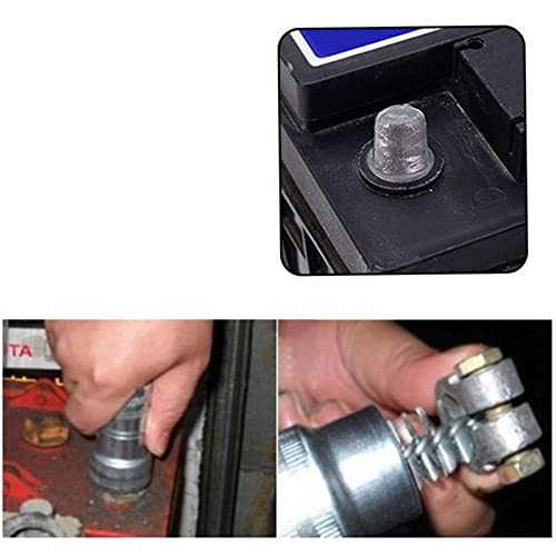 Alltooetools Battery Terminal and Post Cleaner Wire 3.15 inches, Silvery