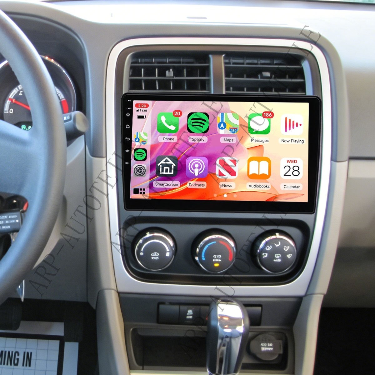 Car Radio For Dodge Caliber 2009-2012 Apple Carplay Android 15 GPS MP5 PLAYER FM