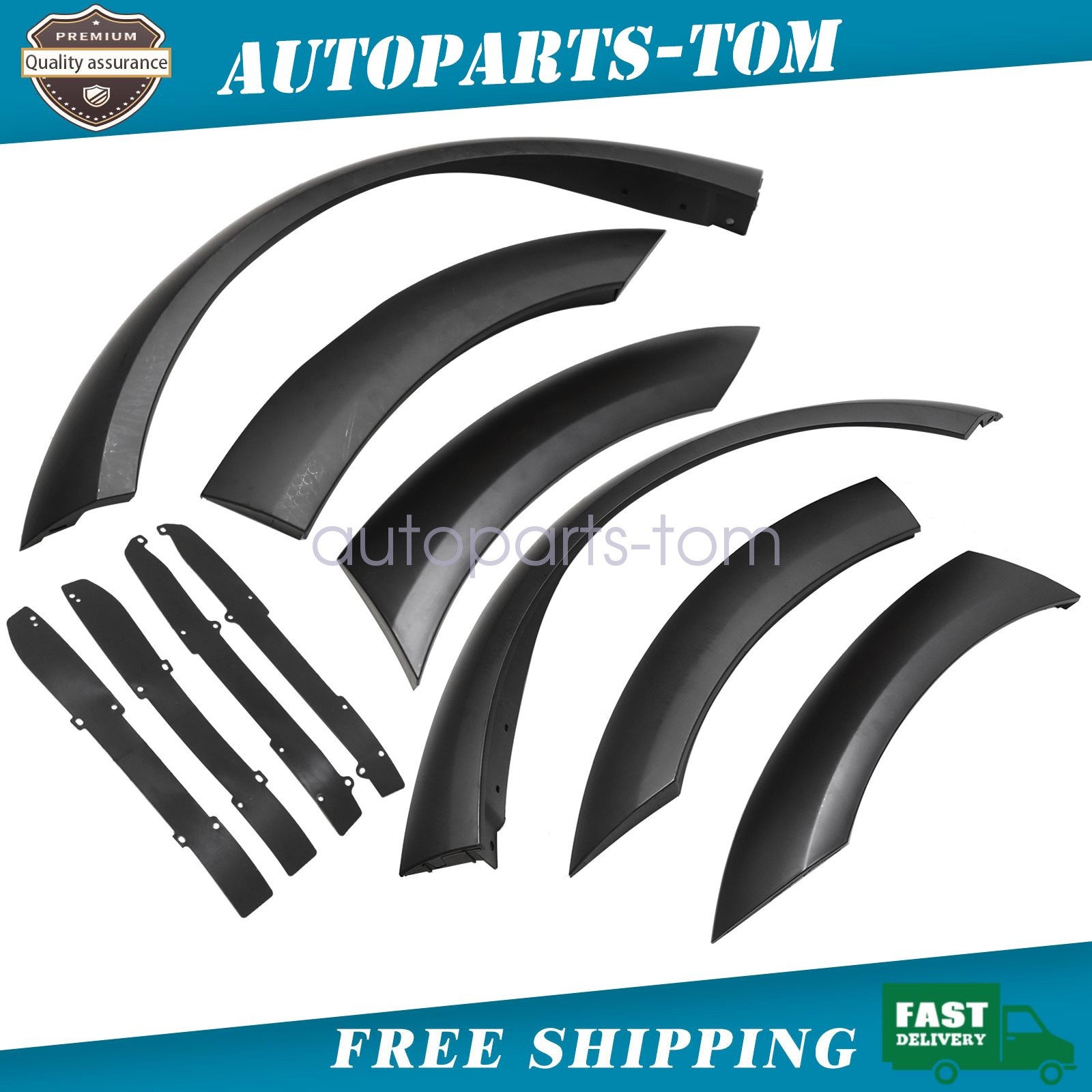 For Dodge Charger SRT Widebody 2020-2023 6pcs New Fender Flare Front Rear Set