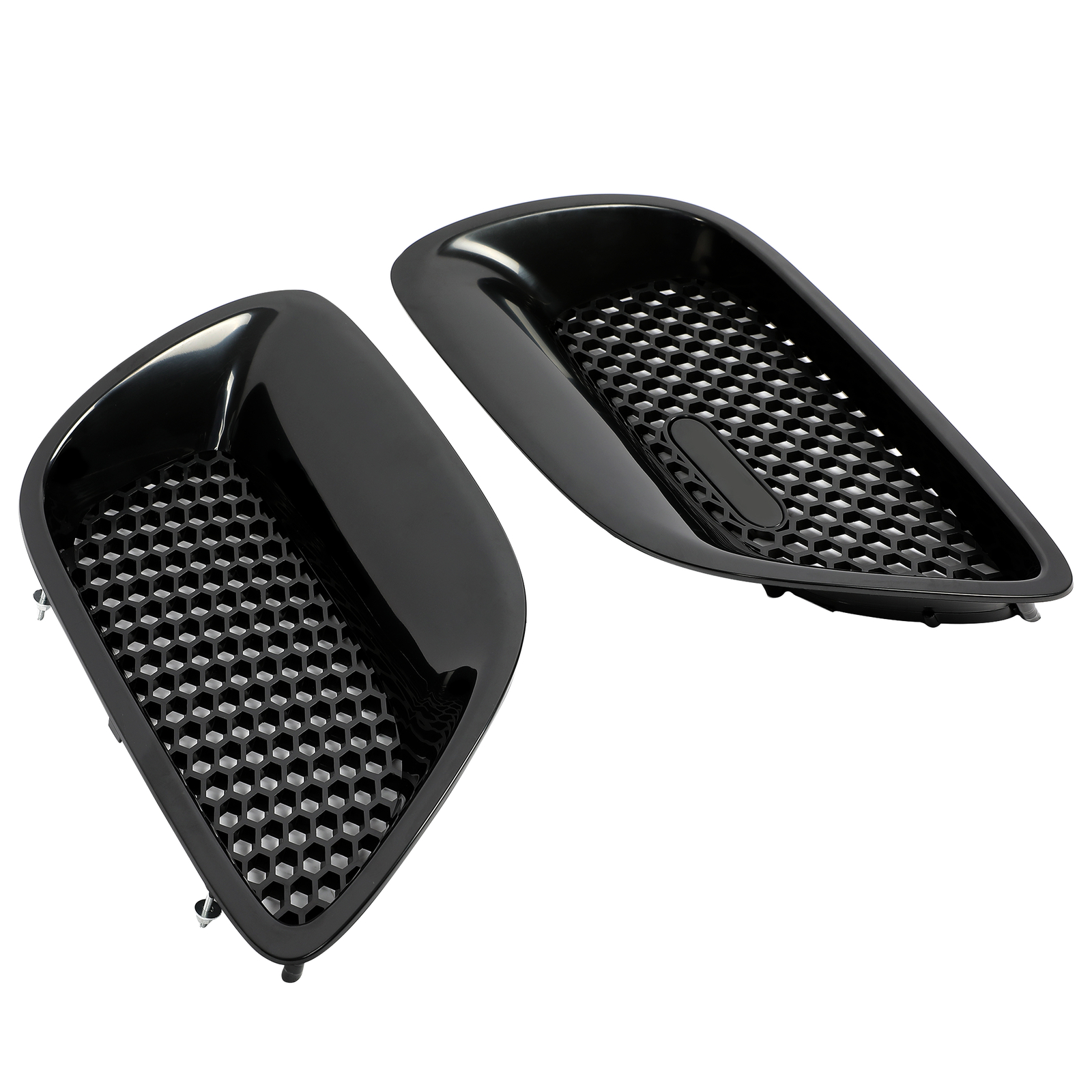 HECASA Pair ABS Front Bumper Grille Assembly Kit For Pontiac GTO 2004 2005 2006