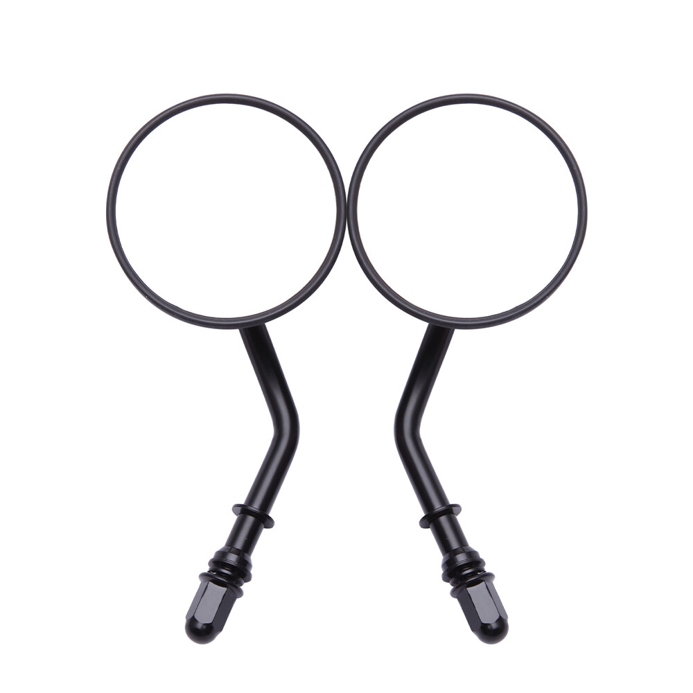 2x Motorcycle Round Rearview Mirrors For Harley Davidson Heritage Softail Fatboy