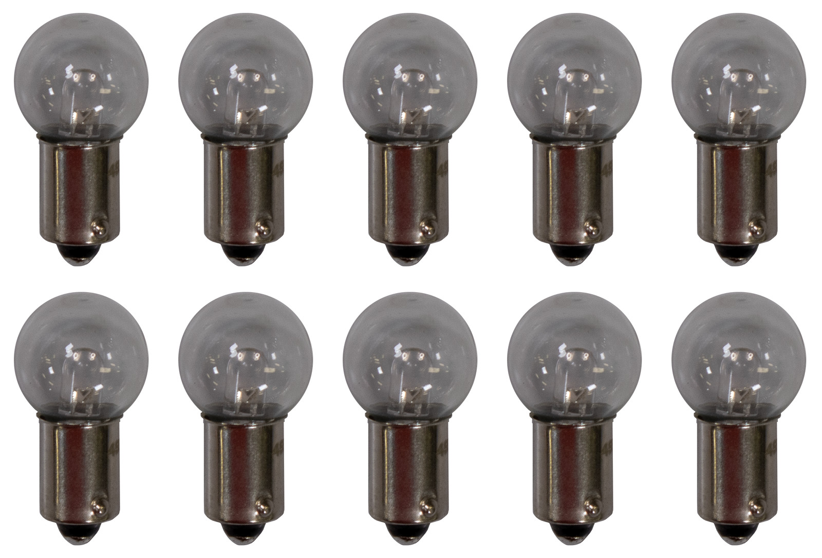 Box of 10 #455 Blinking Lamp Bulb Flashing LED Lightbulbs 6.5V, Warm White