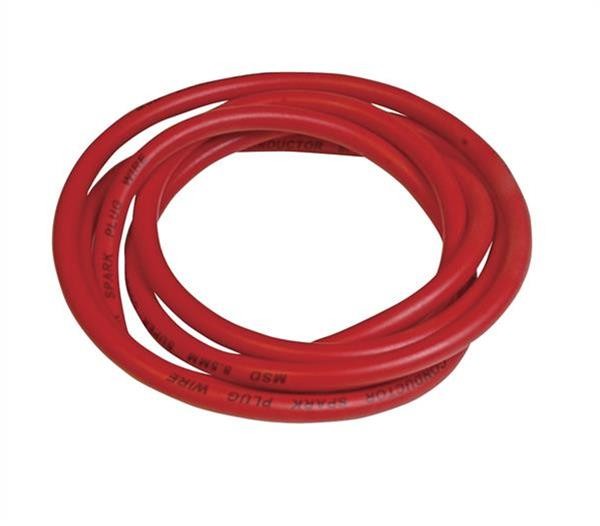 MSD 34019 Spark Plug Wire Spiral Core 8.5mm Red 25 ft. Length Ea
