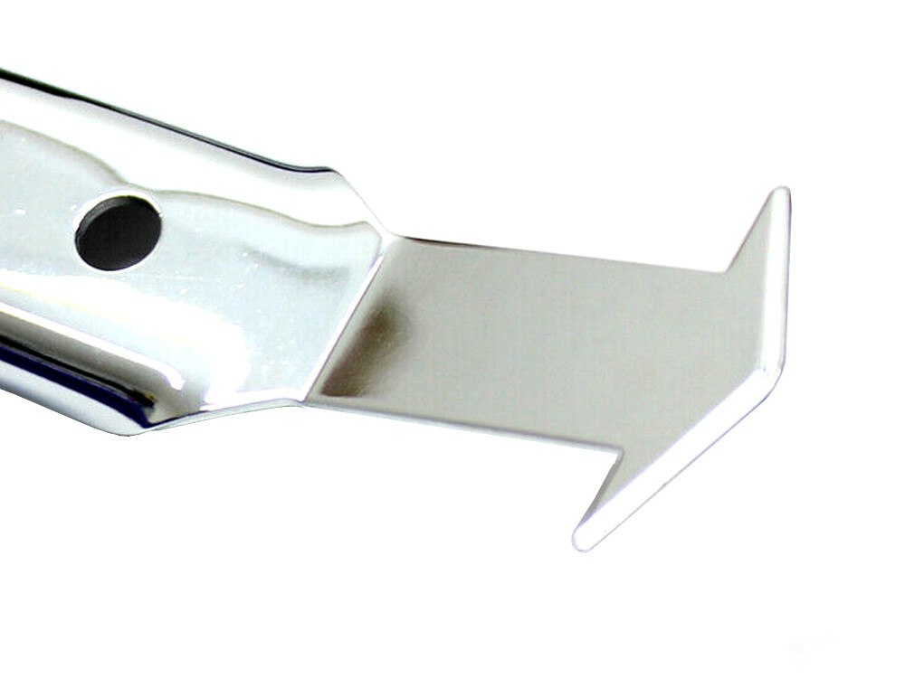Chrome Plated Clip Remover Tool For Auto Windshield & Rear Window Glass Trim