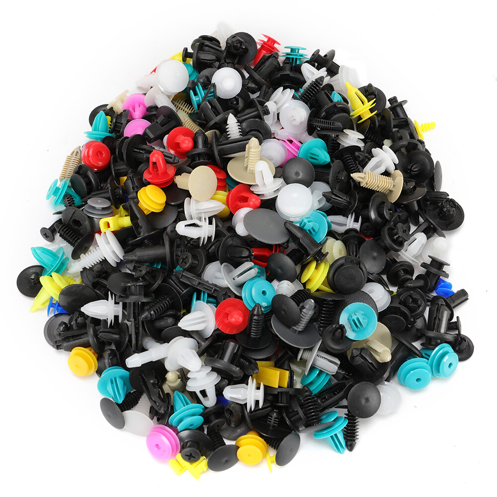 500X Plastic Car Body Trim Clips Universal Auto Rivet Fasteners Expansion Screws