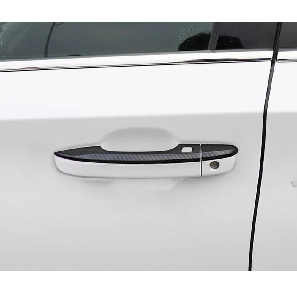 Scratch-resistant Carbon Fiber Door Handle Covers Trims For Honda Accord 2018-22