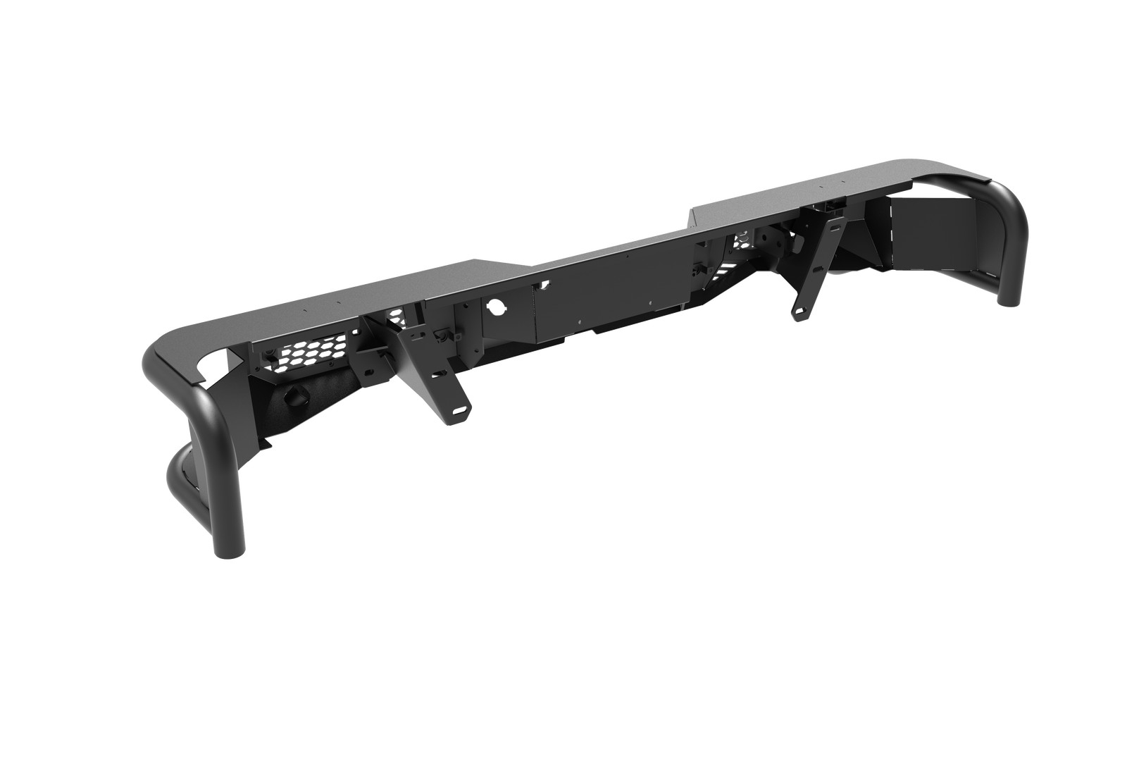 Rear Bumper Silver Painted Replacement Heavy Duty Steel For 2006-2014 Ford F150