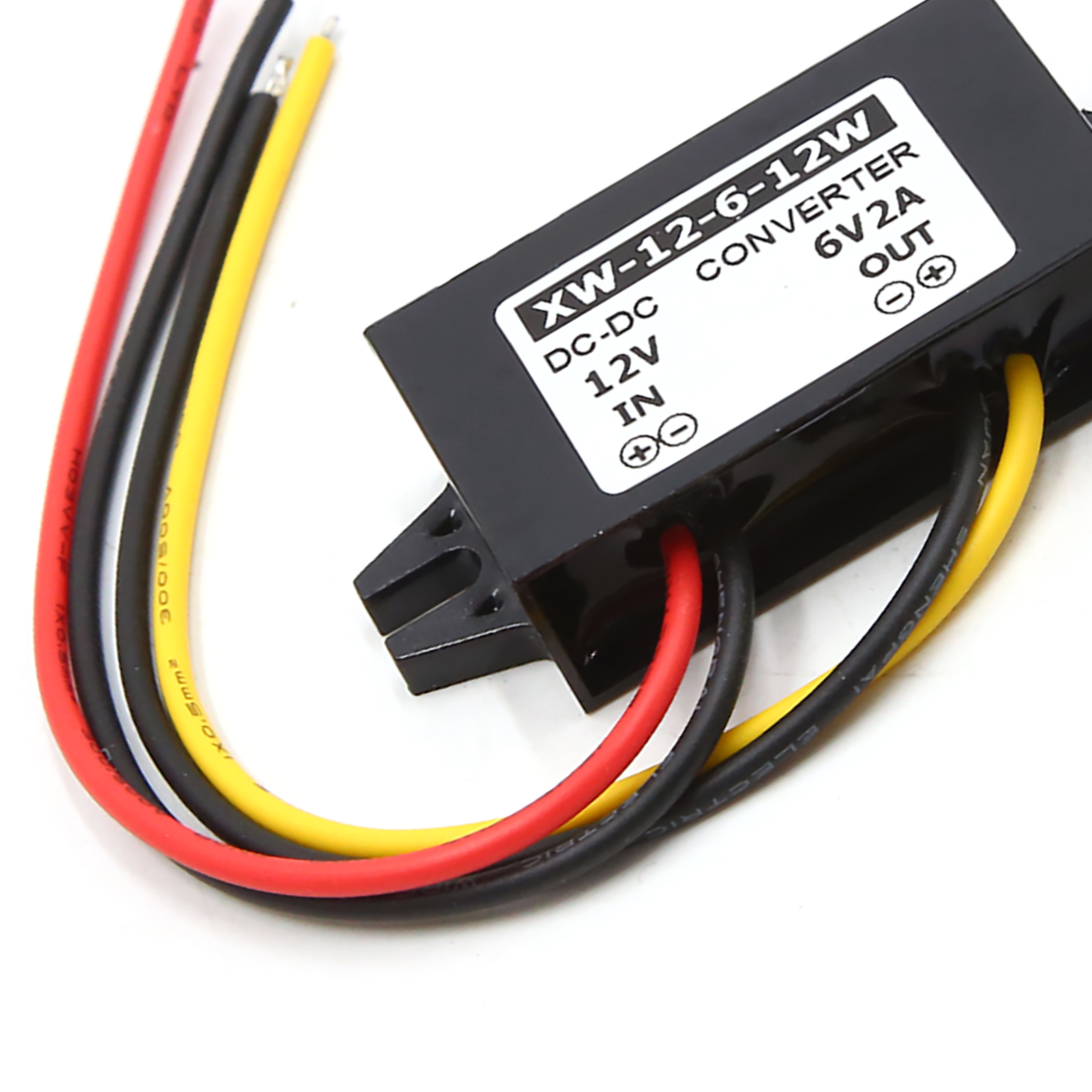 Universal DC12V to 6V 2A 12W Car Reducer Power Supply Transformer Pack of 1