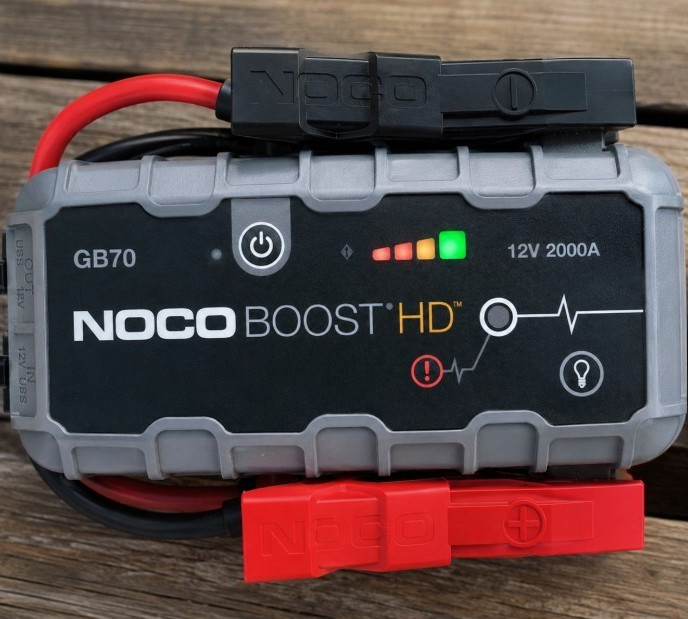NOCO Boost HD GB70 2000A 12V Lithium Battery Jump Starter Booster Pack