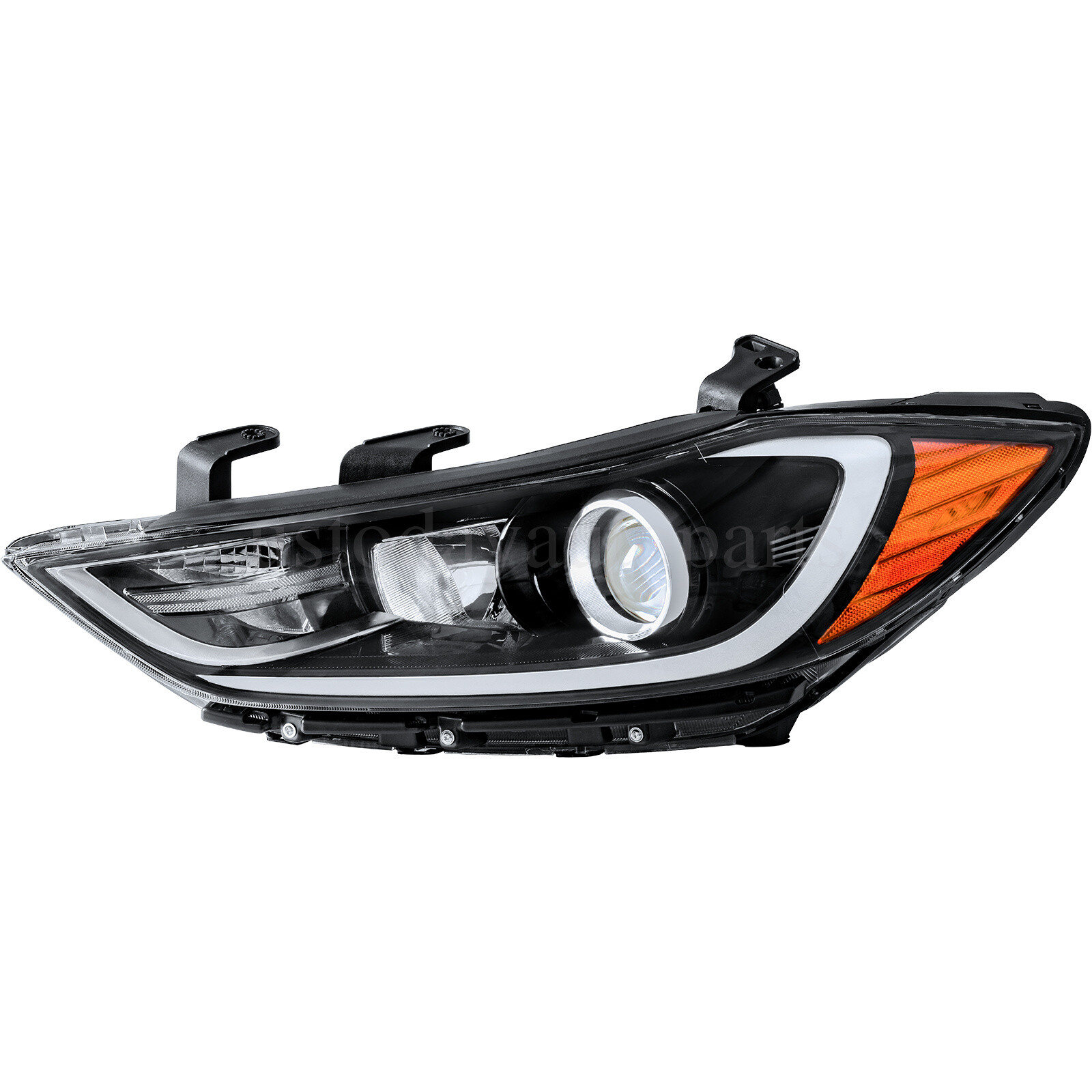 Headlight Pair Halogen For 2017 2018 Hyundai Elantra Headlamp Passenger Driver