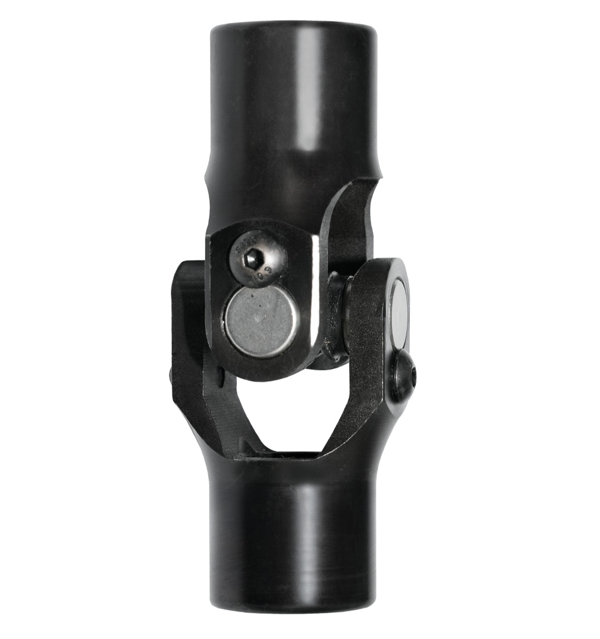 3/4″ Round x 3/4″ Smooth Round Black Universal Steering U-Joint Universal Joint