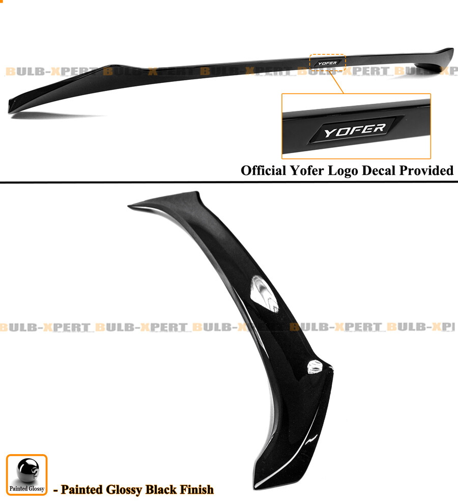 FOR 2023-25 HONDA ACCORD 11TH GEN YOFER GLOSSY BLACK HIGHKICK TRUNK SPOILER WING