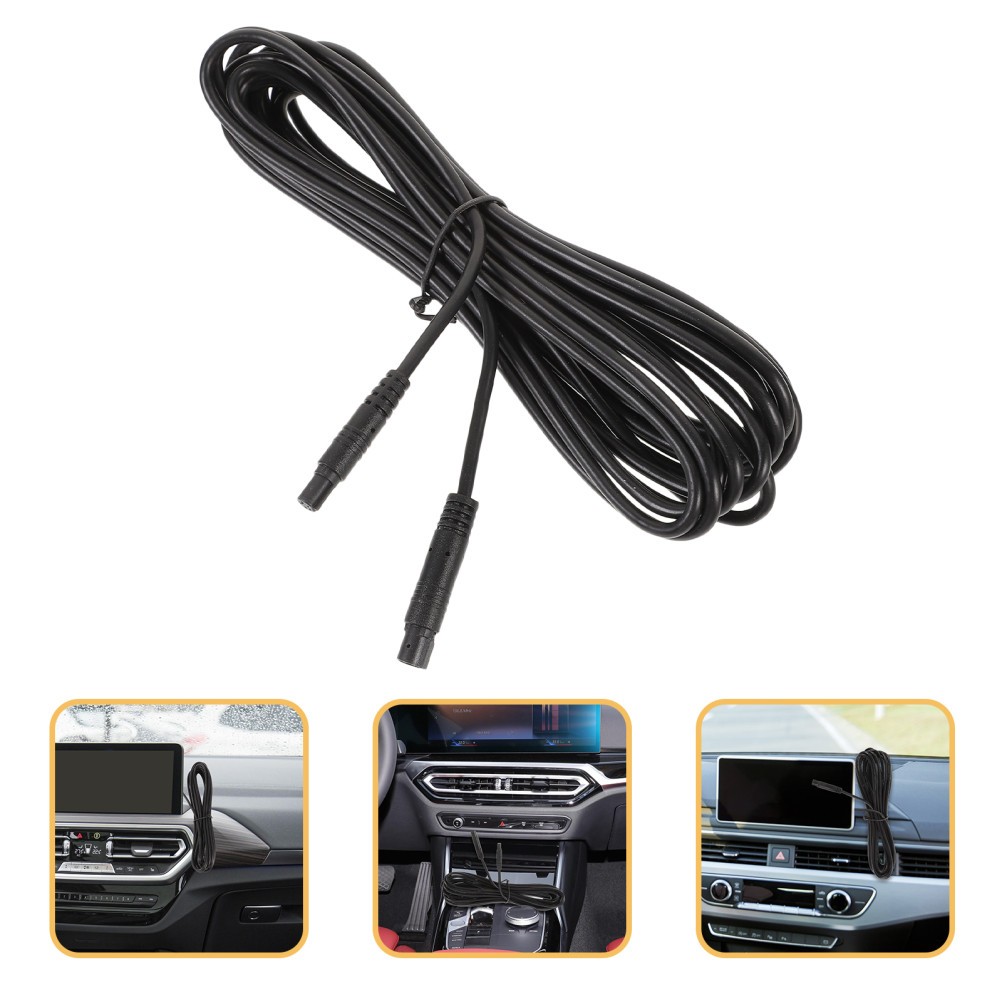 Rearview Camera Extension Cable Dash Wiring Kit Backup Power Cord