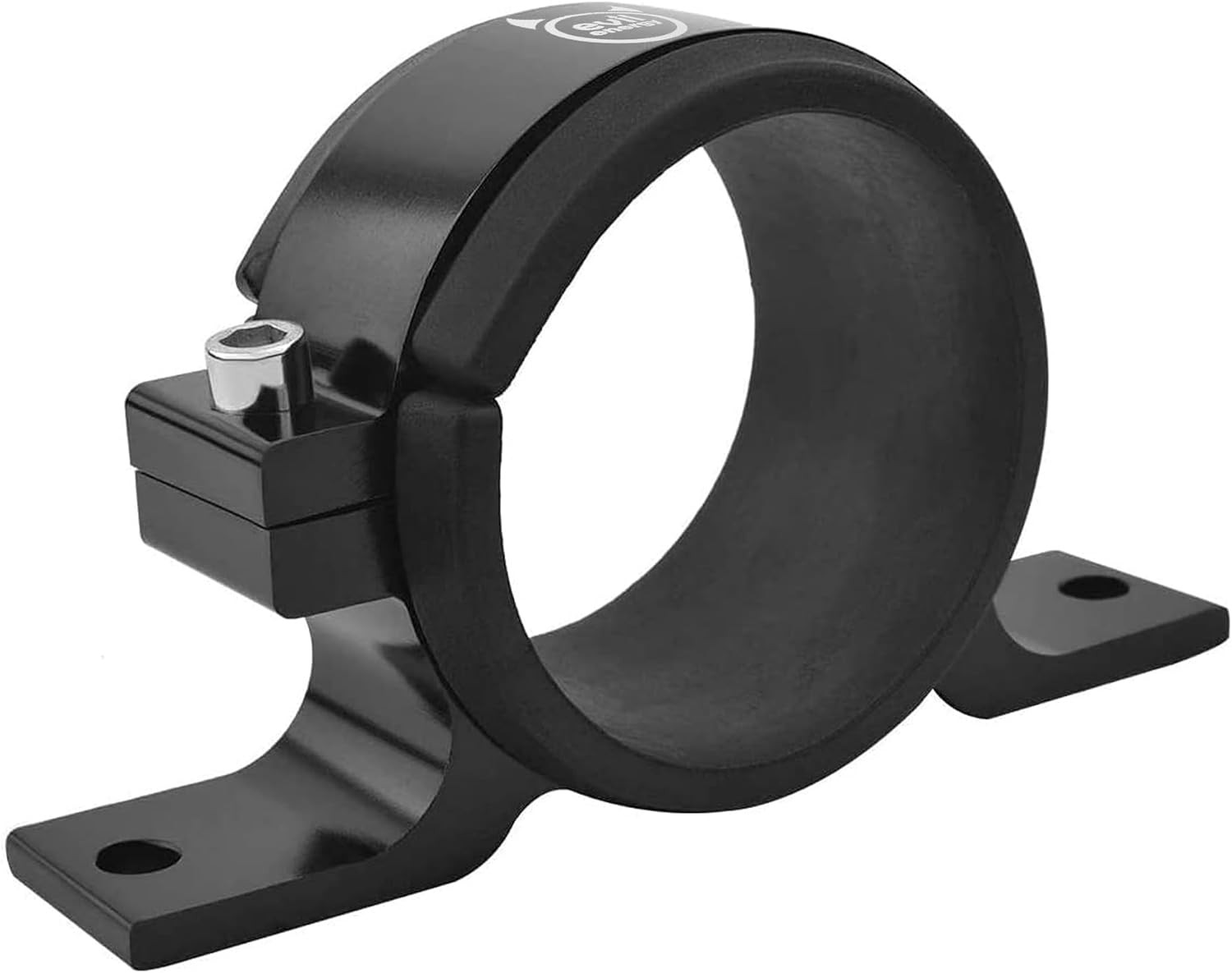 EVIL ENERGY 60mm Fuel Filter Mounting Bracket, Pump Clamp 60mm, Black