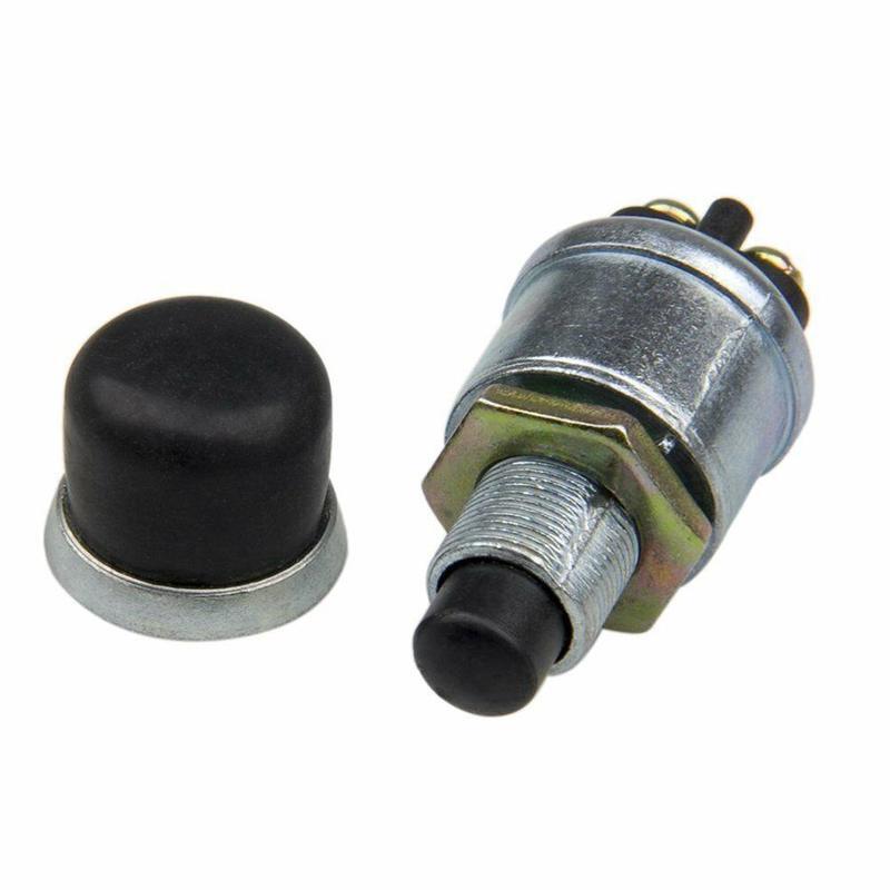 2PCS 12 Volt DC Heavy-Duty Start Momentary Push-Button Starter Switch (50 Amps)