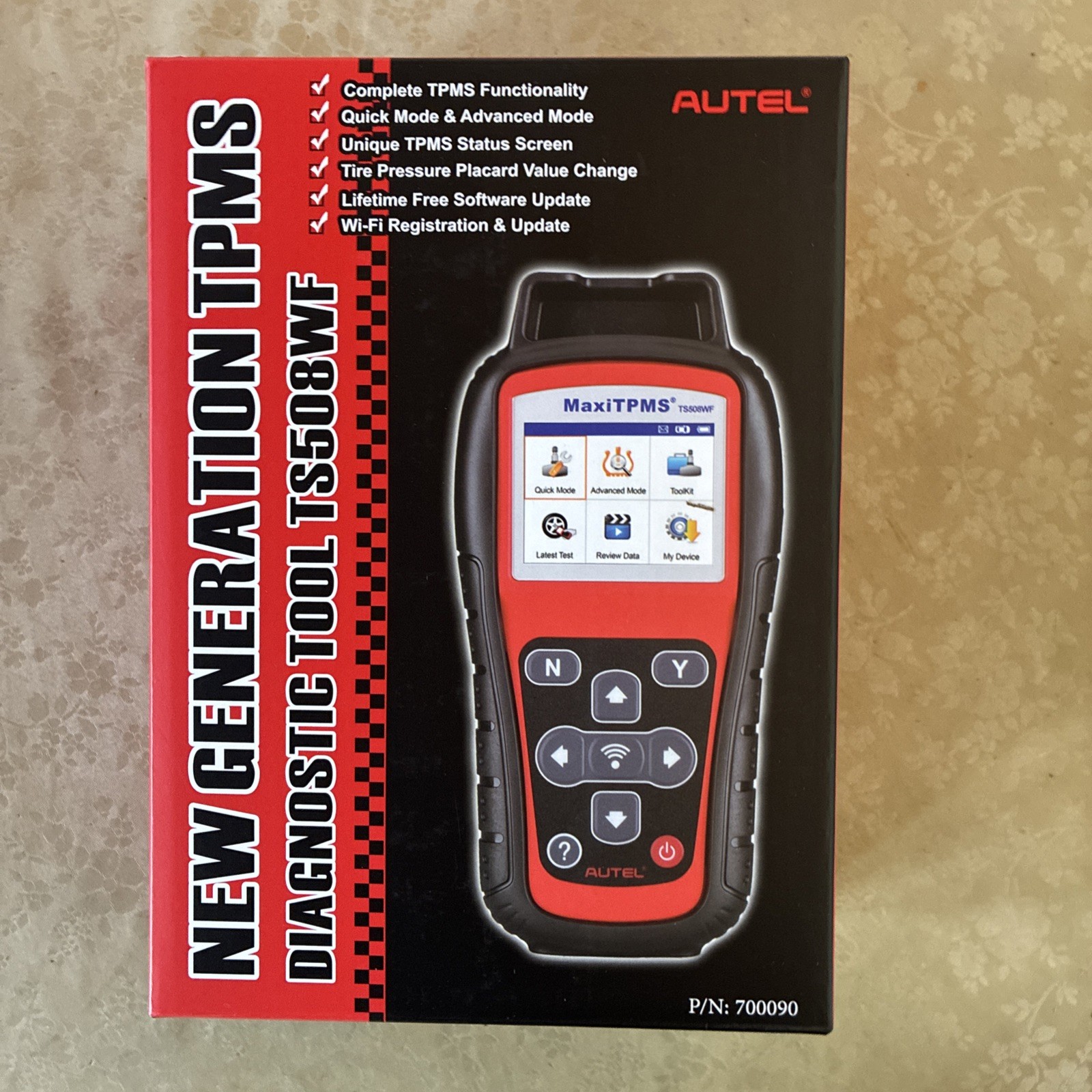 AUTEL TS508WF NEW GENERATION TPMS DIAGNOSTIC TOOL BRAND NEW SEALES BOX 2026
