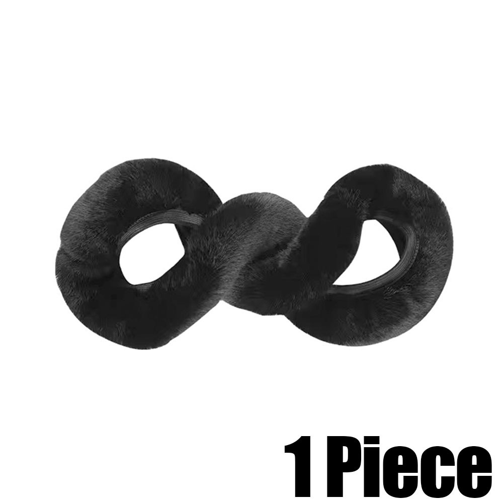 Soft Warm Short Fluffy Plush Car Auto Steering Wheel Cover For Winter Universal