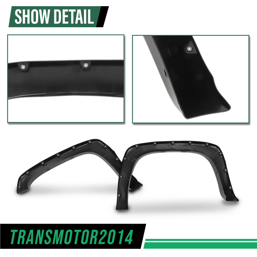 Fit For Chevy Silverado GMC Sierra 99-06 Bolt On Rivet Wheel Fender Flares Cover