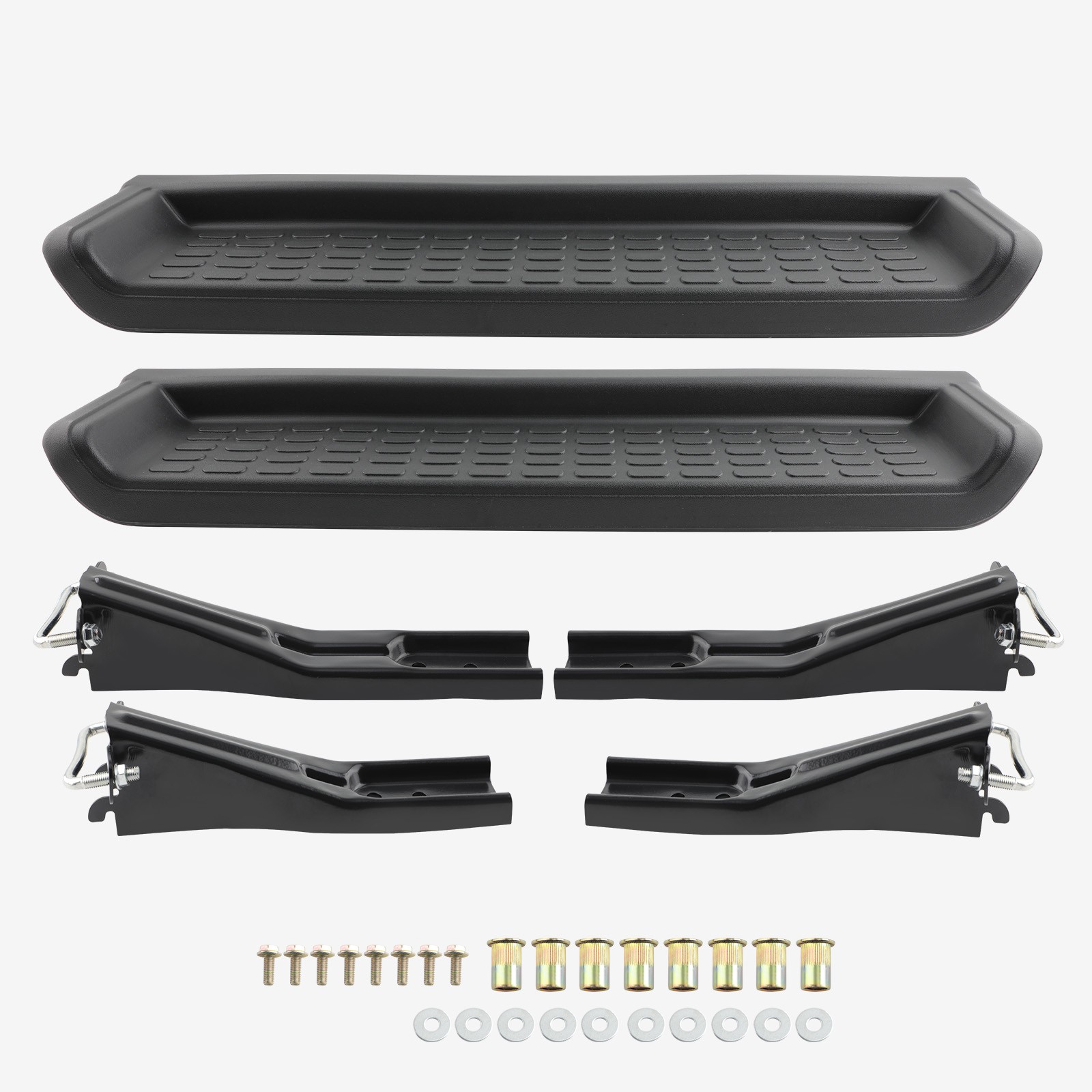 2 Pcs Side Step Nerf Bar Running Board for Jeep Wrangler TJ 1997-2006 PW4511