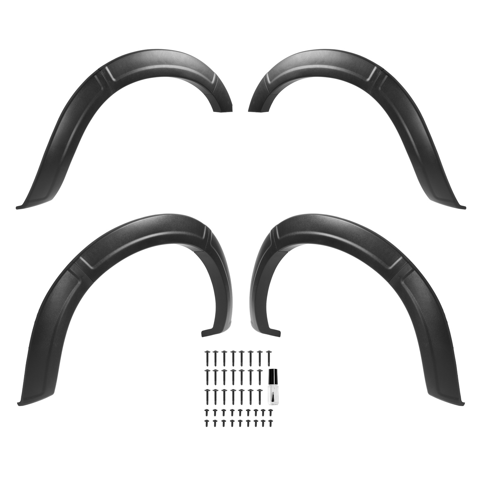 Front Rear Fender Flare Set Textured For 2011-2016 Ford F-250 F-350 Super Duty