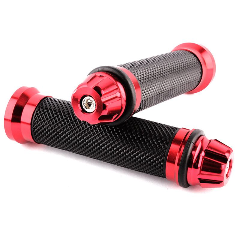 Universal 7/8″ 22mm Handlebar Grips Hand Grips Gel Rubber For Kawasaki Ninja 650